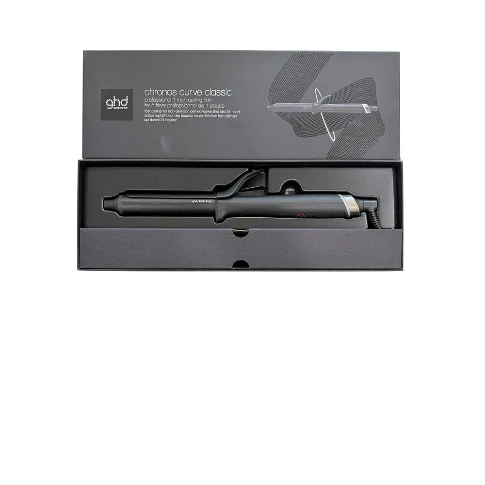 ghd Chronos Curve Classic 1 Inch Tong Professional Curling Iron CL7253 Open Box